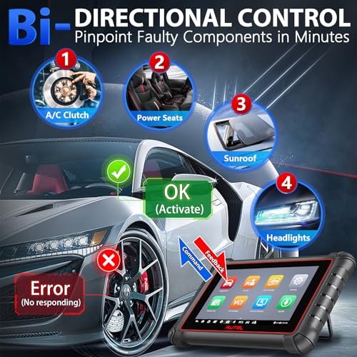 Autel Scanner MaxiPro MP900Z-BT: 2025 ECU Coding OBD2 Bidirectional Scan Tool with 40+ Services, Upgraded of MP900 MS906BT MP900BT All System OBDII Car Code Reader CAN FD, Alternative to MS906 Pro - Image 4