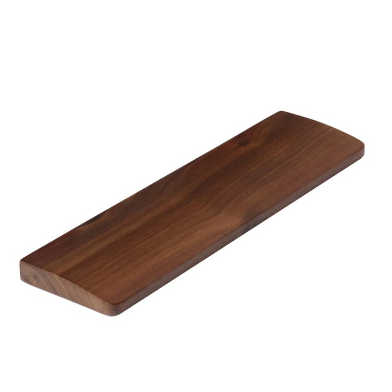Solid Wood Keyboard Wrist Rest Pad 44X8X1 6CM Support for Office Gaming Typing - Image 2