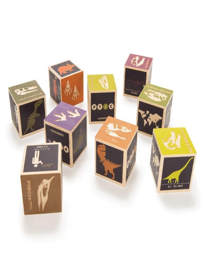 Uncle Goose Dinosaur Blocks - Made in The USA - Image 3