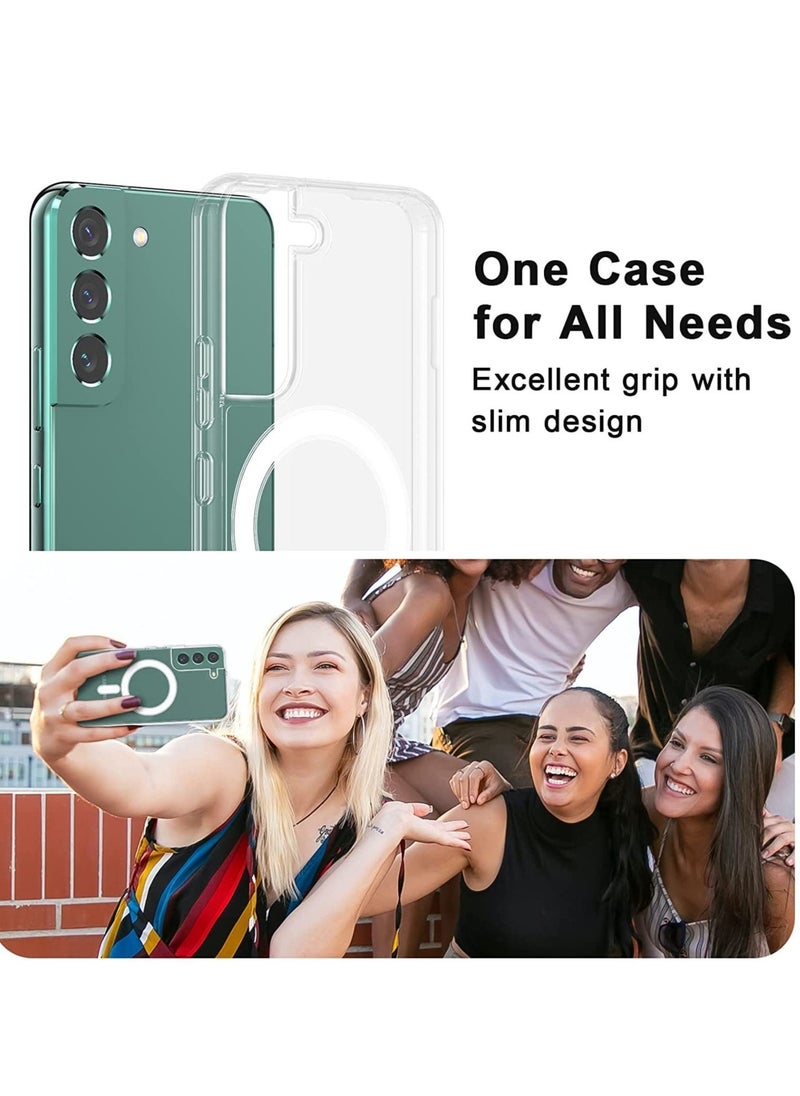 Raxoom Compatible with Samsung Galaxy S23 Plus Case 6.6-Inch (2023) Slim Fit,Anti Yellowing-Resistant Anti-Scratch Hard Back Crystal-Clear Cover - Image 5