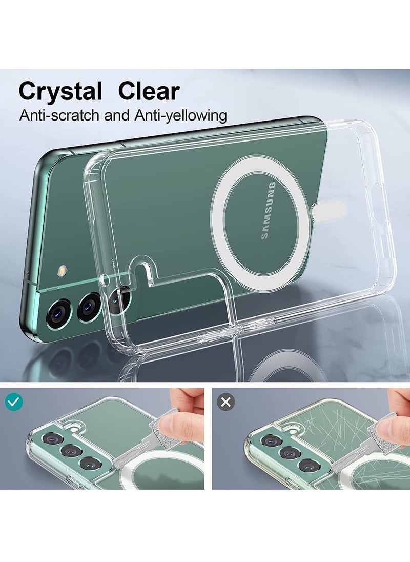 Raxoom Compatible with Samsung Galaxy S23 Plus Case 6.6-Inch (2023) Slim Fit,Anti Yellowing-Resistant Anti-Scratch Hard Back Crystal-Clear Cover - Image 4