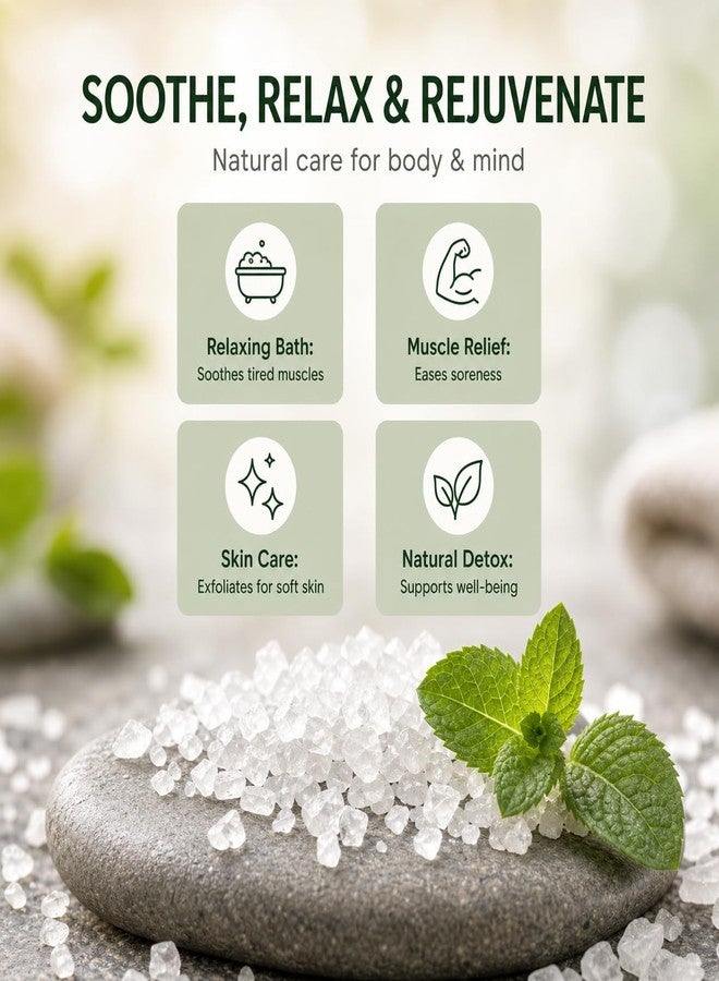 Soapeauty Epsom Salt – 100% Pure Magnesium Sulfate USP Grade, Kosher, Non-GMO, Unscented | Epsom Salt for Bath & Foot Soak | Made in USA, 5 lbs - Image 3