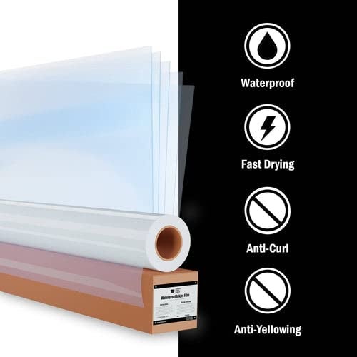 Screen Print Direct® Waterproof Inkjet Film Sheets(13" x 19" - 100 Sheets) - Transparency Film for Silk Screen Printing, Inkjet Film Sheets for Screen Printers - Screen Printing Supplies - Image 4