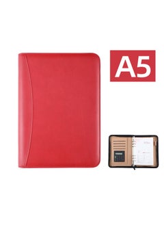 Bukela Binder Folder Meeting Folder Portfolio Organizer With Calculator Notepad Pen File Bag A5 Size  - Image 1