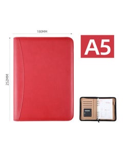 Bukela Binder Folder Meeting Folder Portfolio Organizer With Calculator Notepad Pen File Bag A5 Size  - Image 4