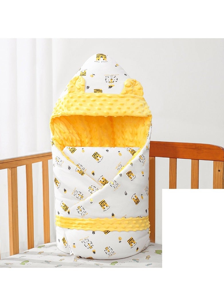 Loquat Autumn And Winter Thick Pure Cotton Wrapped Swaddling Clothes 90CM*90CM