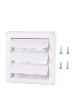 SYOSI Air Vent Grille Cover Tech Drive Vent Louvered Outdoor Dryer Vent Cover for Home Office Bathroom Toilet  - Image 1