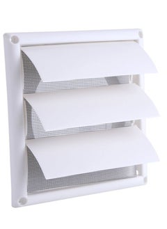 SYOSI Air Vent Grille Cover Tech Drive Vent Louvered Outdoor Dryer Vent Cover for Home Office Bathroom Toilet  - Image 2