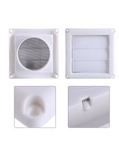 SYOSI Air Vent Grille Cover Tech Drive Vent Louvered Outdoor Dryer Vent Cover for Home Office Bathroom Toilet  - Image 3