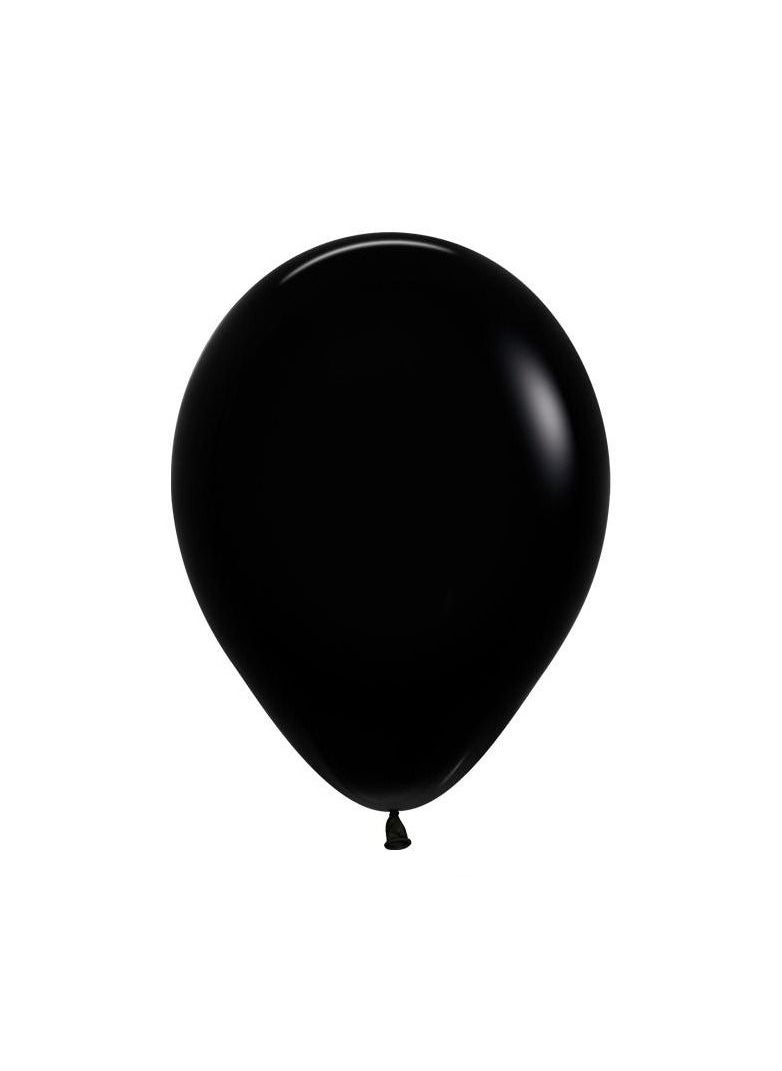 Sempertex 12-Inch Latex Balloons, Black - Image 1