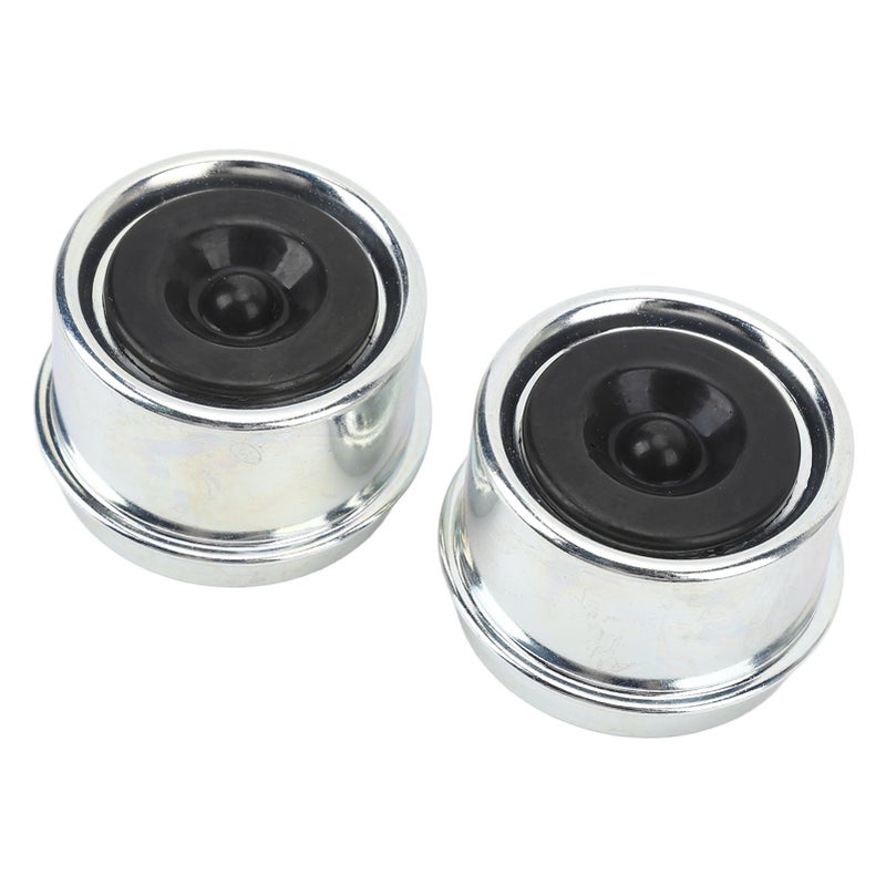 2PCS Trailer Axle Dust Cap 1.98in OD Galvanized Trailer Hub Bearing Wheel Grease Cover for 2000 to 3500 Lbs Boat Axles - Image 2