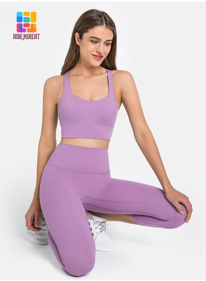 NIBEMINENT Seamless Tie-Dye High-Waisted Yoga Pants - Butt-Lifting Workout Leggings for Women, Squat-Proof Gym Running Tights with Tummy Control - Image 2