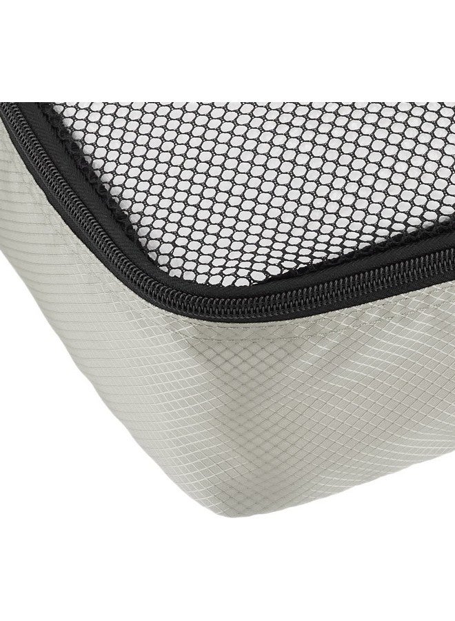 Oxbow أكس بو Packing Cube منظم السفر للرجال والنساء حقائب تخزين الملابس (صغيرة - 4 قطع، نايلون)، رمادي - Image 5