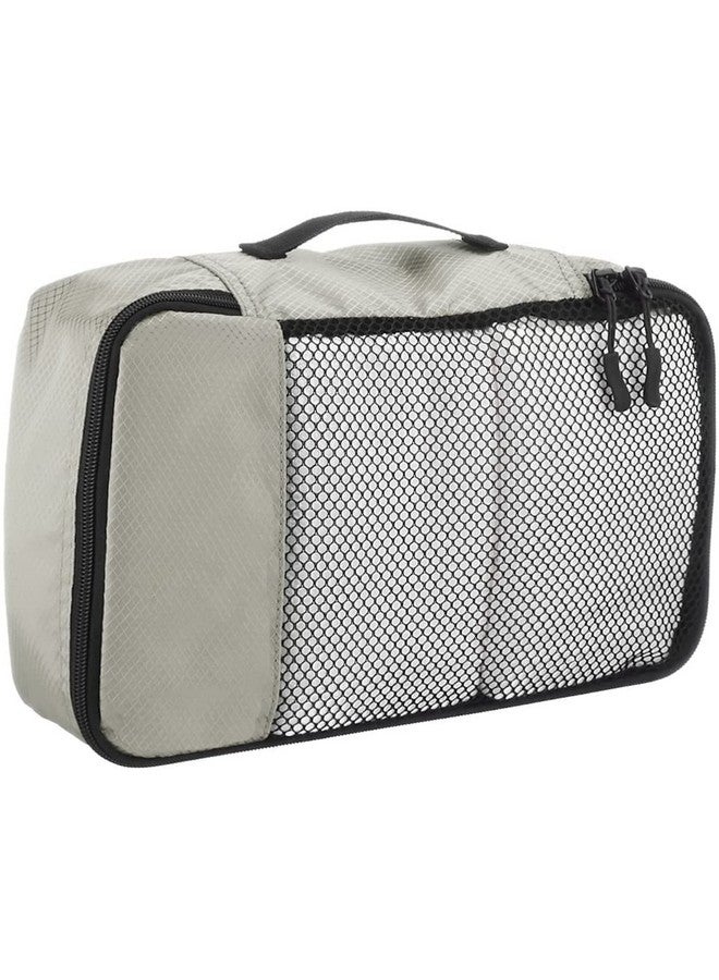 Oxbow أكس بو Packing Cube منظم السفر للرجال والنساء حقائب تخزين الملابس (صغيرة - 4 قطع، نايلون)، رمادي - Image 3