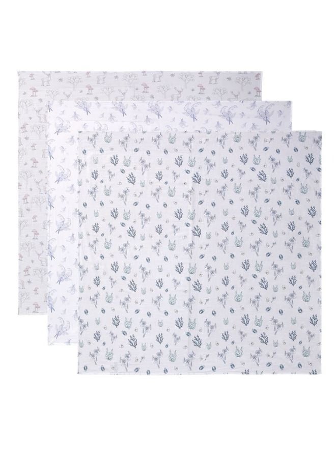 SEEDNUR Cozy, Absorbent, Skin-Friendly Breathable Premium Baby Muslin Swaddle Blanket, 120 X 120 CM - Image 1