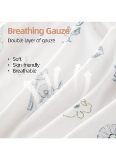 SEEDNUR Cozy, Absorbent, Skin-Friendly Breathable Premium Baby Muslin Swaddle Blanket, 120 X 120 CM  - Image 5