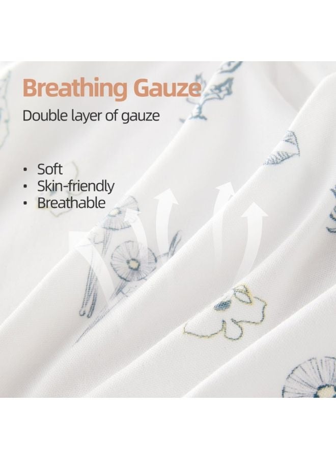 SEEDNUR Cozy, Absorbent, Skin-Friendly Breathable Premium Baby Muslin Swaddle Blanket, 120 X 120 CM - Image 5