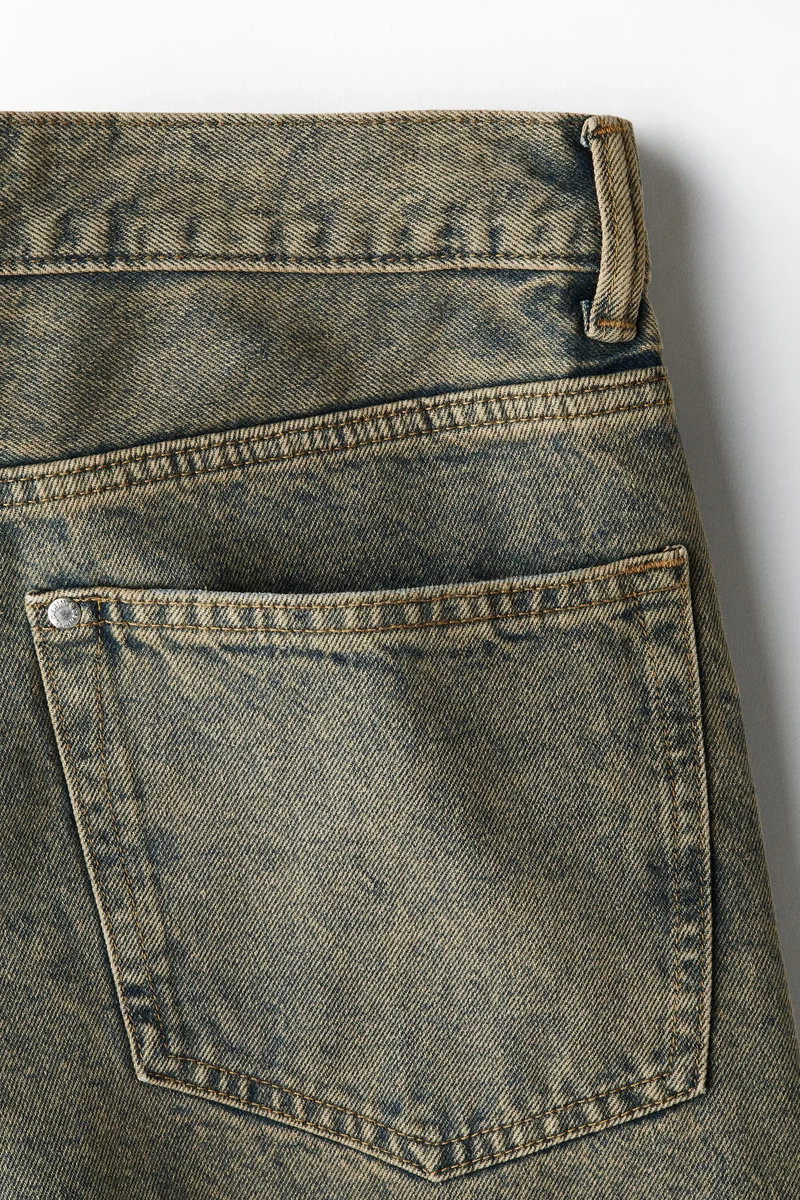 H&M  Straight Loose Jeans for Men | Best Price UAE