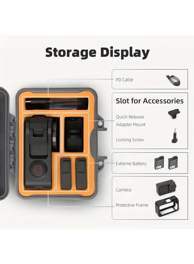 Mini Protective Storage Box For DJI Osmo Action 5 Pro 4 3 Camera Hard Shell Travel Case - Image 5