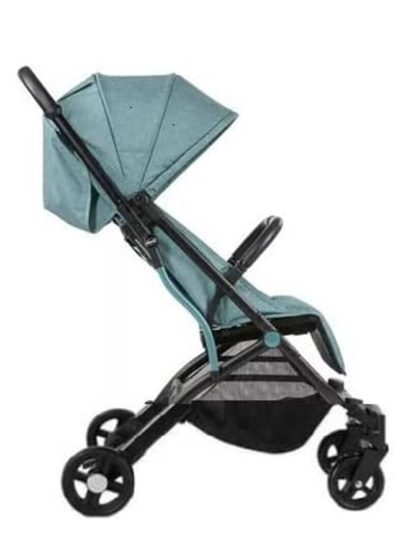 NTECH Lightweight Foldable Travel Baby Stroller Compact 4 Wheels Air Travel One Hand Push chair With Adjustable Reclining Seat For Toddler (Light Green) - Image 1