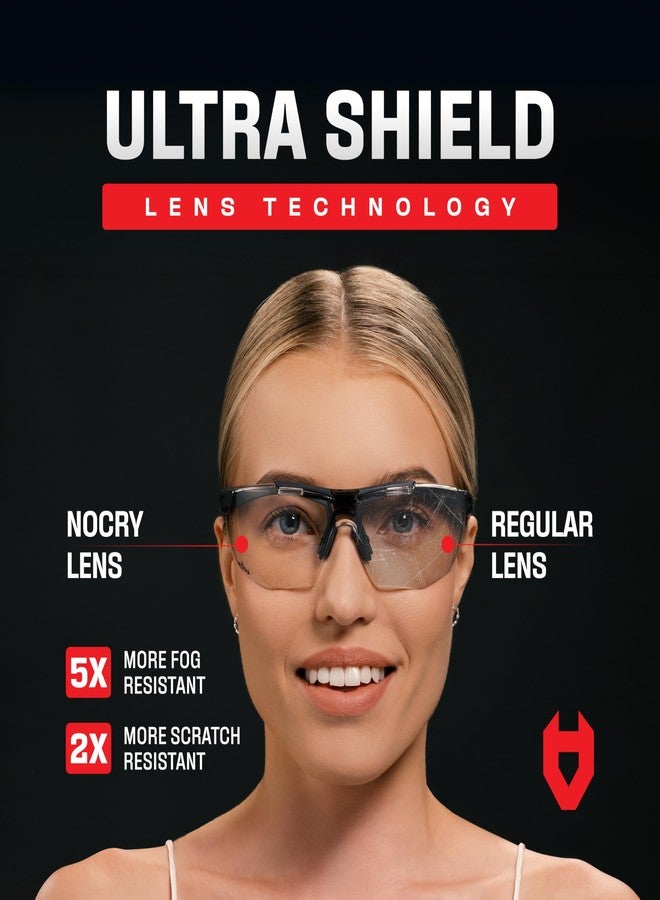 NoCry Anti Fog Safety Glasses for Men and Women - ANSI Z87 Rated, Scratch-Resistant Eyewear with Adjustable Temples and Nose Pad - 100% UV Eye Protection - Image 5