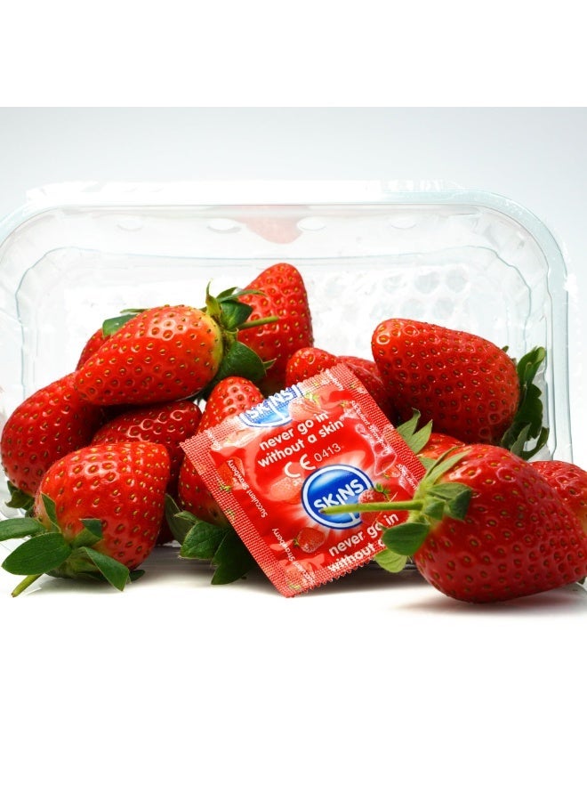 SKINS CONDOMS STRAWBERRY 8PIC - Image 5