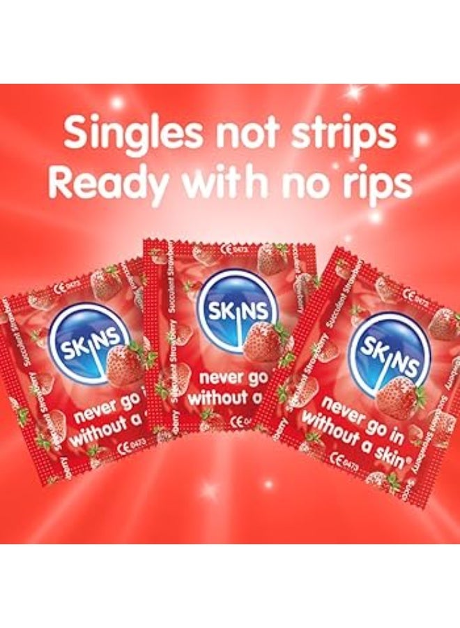 SKINS CONDOMS STRAWBERRY 8PIC - Image 3