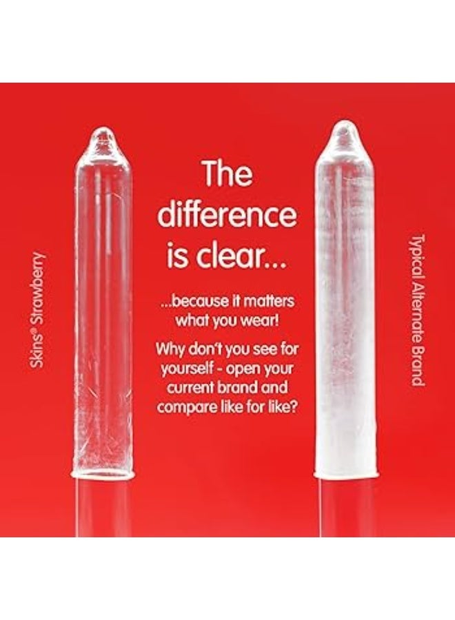 SKINS CONDOMS STRAWBERRY 8PIC - Image 4