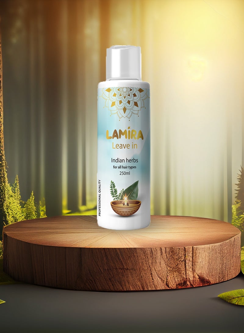 LAMIRA Leave-In Lamira with Indian Herbs - 250ml - Shine and Volume for Hair - Image 2