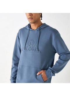 Kappa Kappa Embossed Sweatshirt with Long Sleeves and Pocket  - Image 4