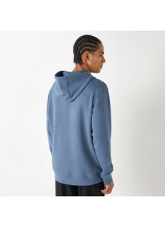 Kappa Kappa Embossed Sweatshirt with Long Sleeves and Pocket  - Image 3