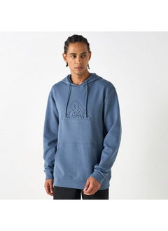 Kappa Kappa Embossed Sweatshirt with Long Sleeves and Pocket  - Image 1