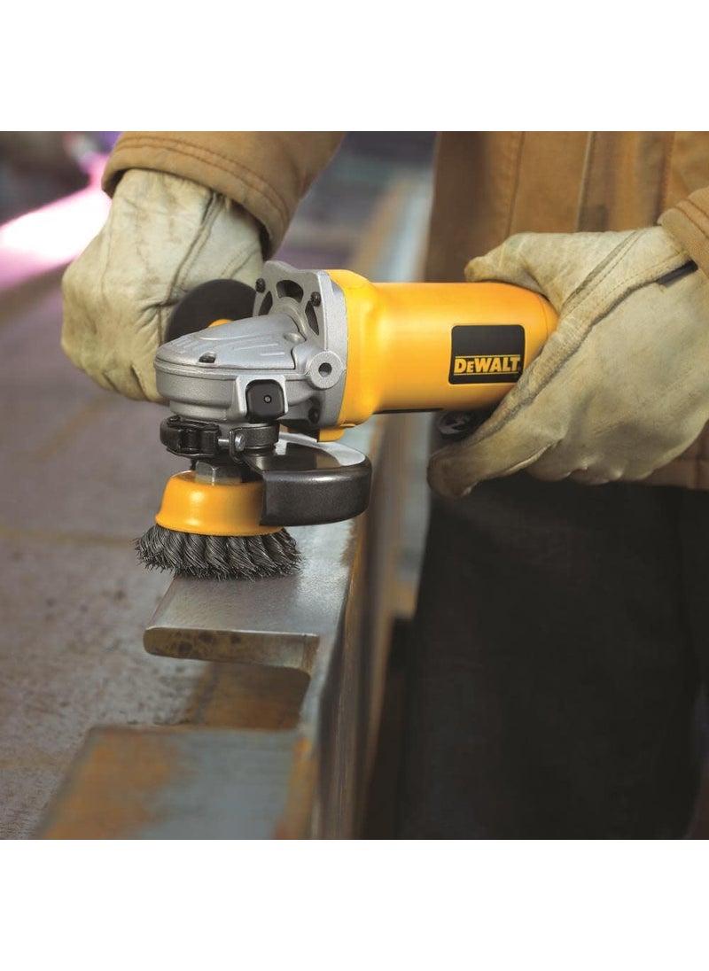 DEWALT DeWalt DW4910 3" Knotted Cup Brush/Carbon Steel 5/8"-11 Arbor .020  - Image 2