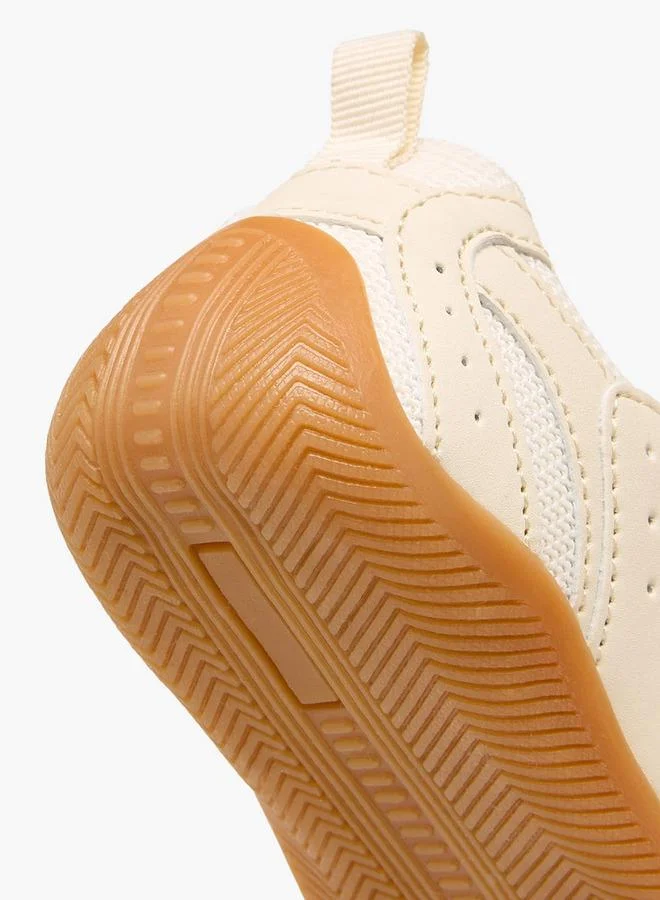 LBL By Shoexpress BEIGE Boys Hook & Loop School Sneakers for Men | Best Price UAE