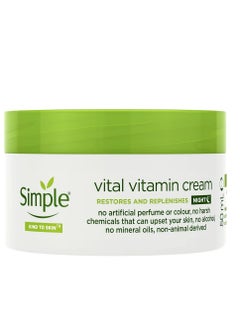 simple Kind To Skin Vital Vitamin Night Cream 50 ML  - Image 3