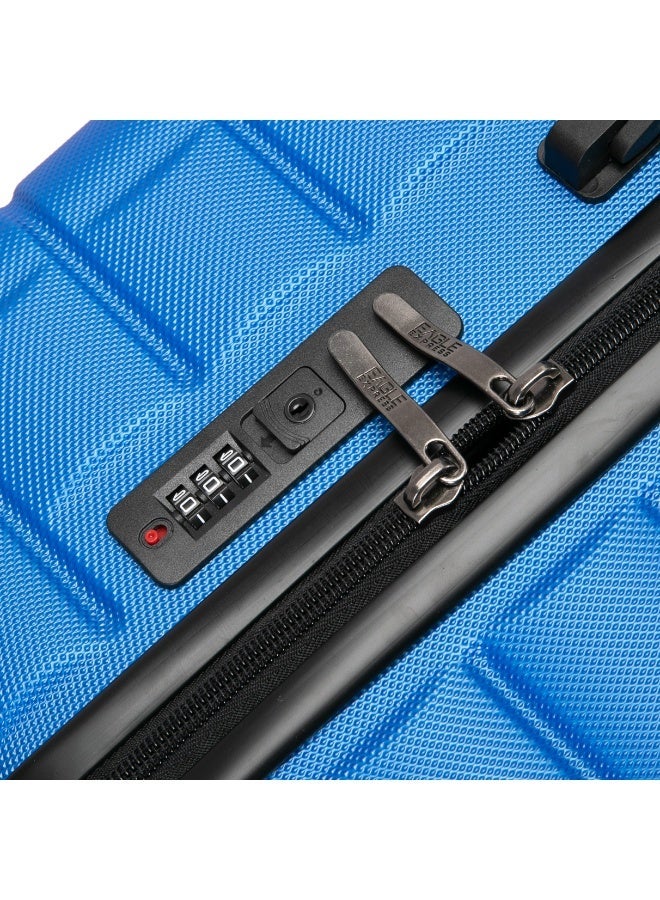 Eagle Express Wood ABS Hard Trolley Luggage - 28 inch - Royal Blue - Scratch-Resistant - Free Protective Cover - 1-Year Warranty - Image 5