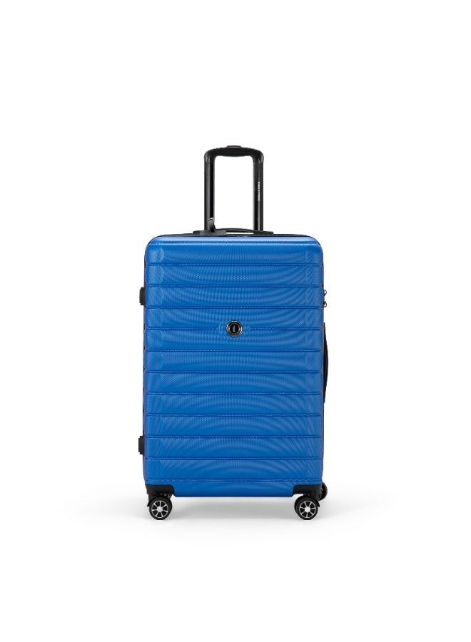 Eagle Express Wood ABS Hard Trolley Luggage - 28 inch - Royal Blue - Scratch-Resistant - Free Protective Cover - 1-Year Warranty - Image 1