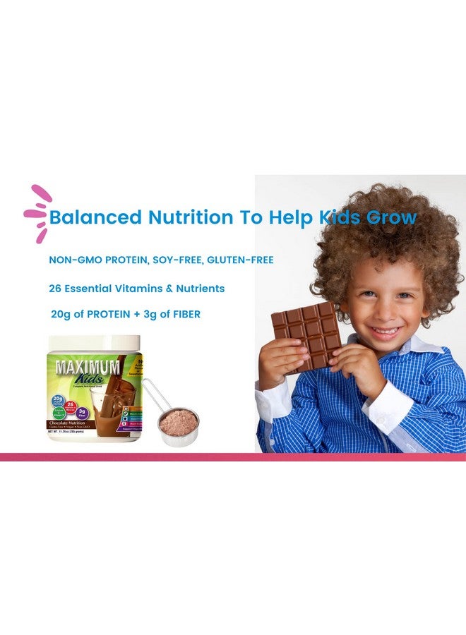 Maximum Slim Maximum Kids Complete Organic Powder Mix. Great Tasting, Easy to use, Complete Nutritional Drink with 26 Vitamins and Minerals, 20g of Plant Protein, 3g of Fiber. Kid Tested. Parents Approved. - Image 5
