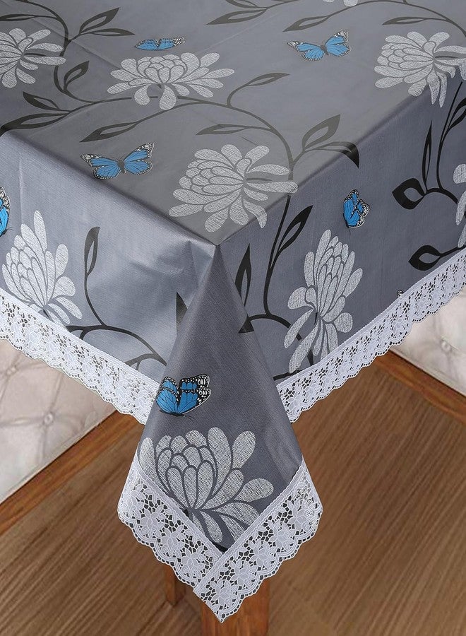Homerz Premium Center Table Cover, Waterproof and Dustproof (Grey Butterfly, 40x60 inch- Center Table) - Image 1