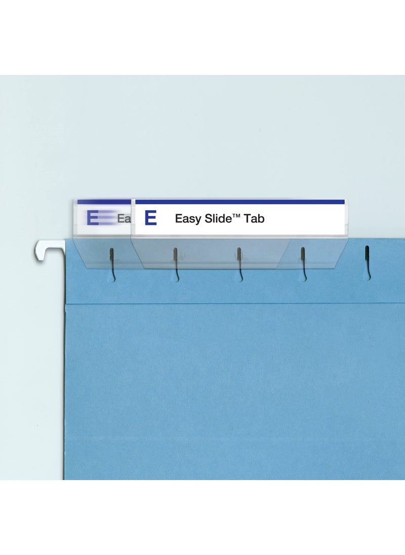 Smead Smead Easy Slide Tab, 1/3-Cut, Clear, 18 Per Pack (64626), Pack of 1  - Image 4