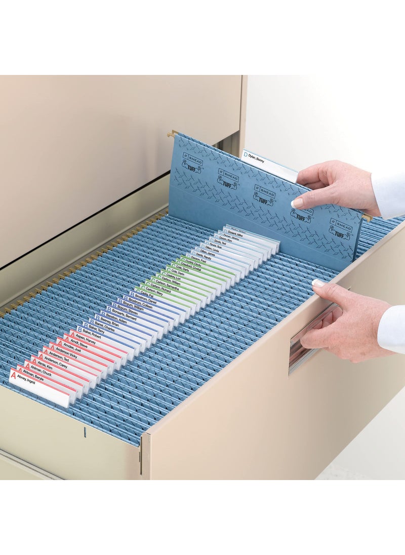 Smead Smead Easy Slide Tab, 1/3-Cut, Clear, 18 Per Pack (64626), Pack of 1  - Image 5