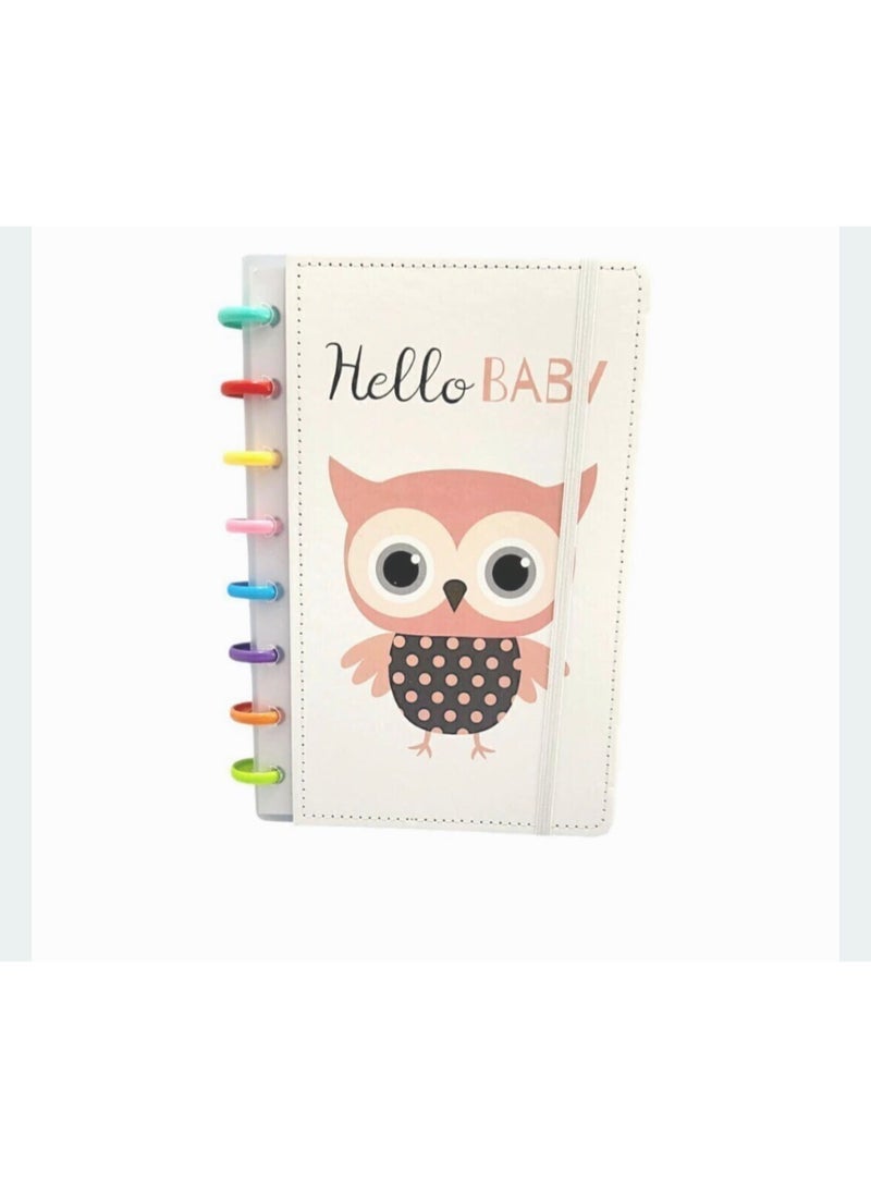 Moon Berry A5 Hello Baby Owl Diary - Image 3