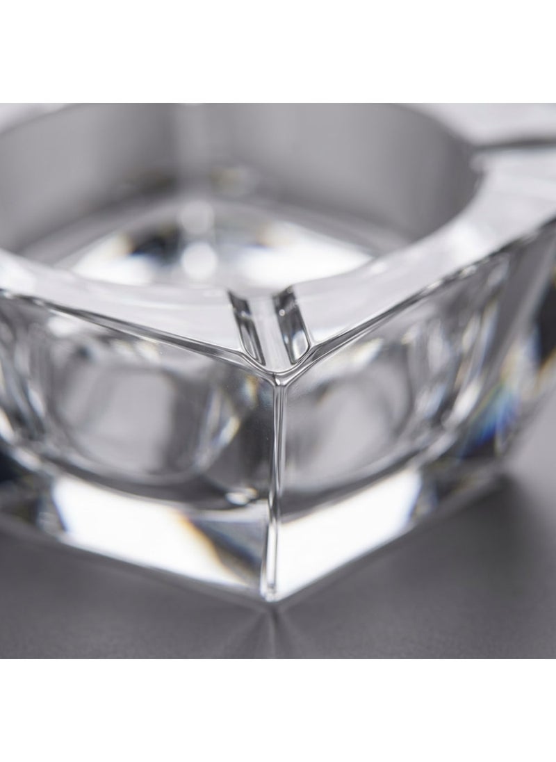 Blinkmax Geometric Glass Ashtray, Star Shaped, Durable and Scratch Resistant, for Home and Office - Transparent - 24x13x5 cm - Image 5