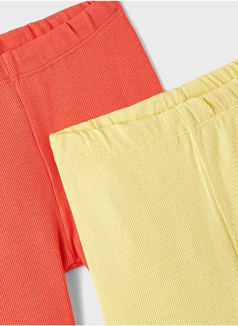 JUNE Kids 2 Pack Camisole Tights