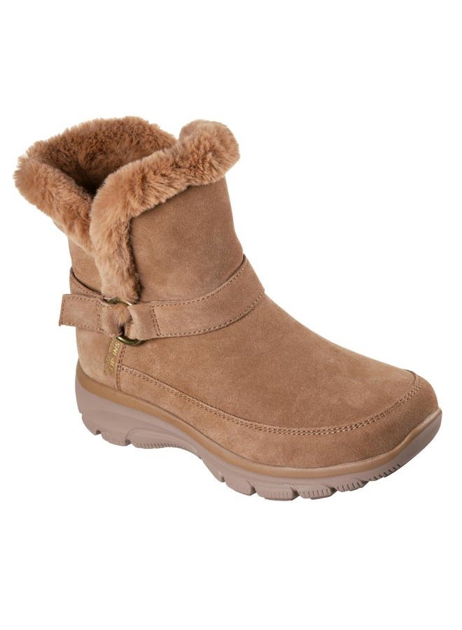 SKECHERS Women's Easy Going-Dreamers Luxe Vibe Hands Free Slip-ins Mid Calf Boot, Chestnut, 36 EU - Image 3