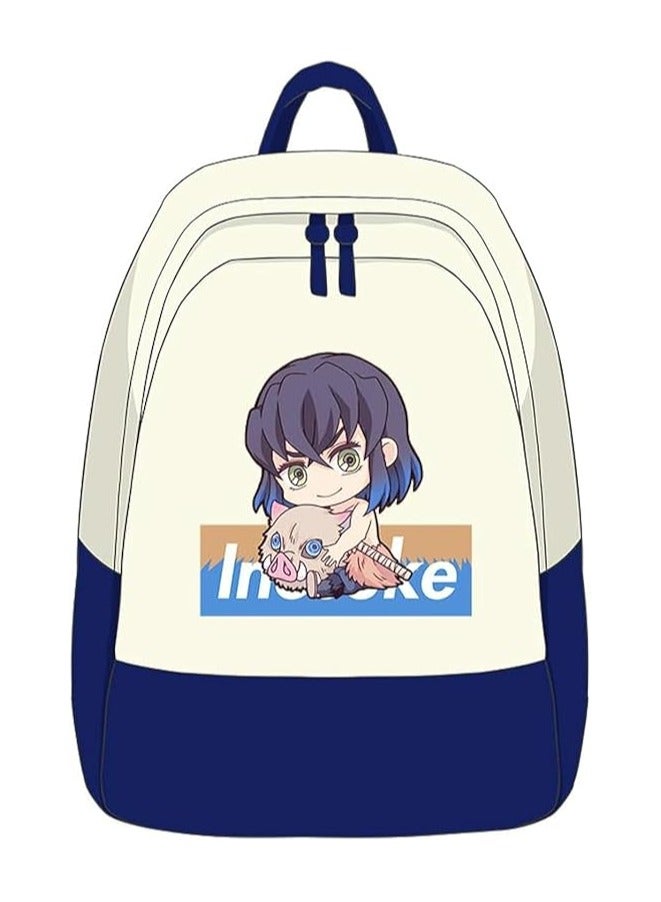 general Anime Cosplay Cute Backpack for Demon Slayer Nezuko Shoulder Bag Fashion Cartoon Large Capacity School Bag Bag Backpack Bookbag Suitable
