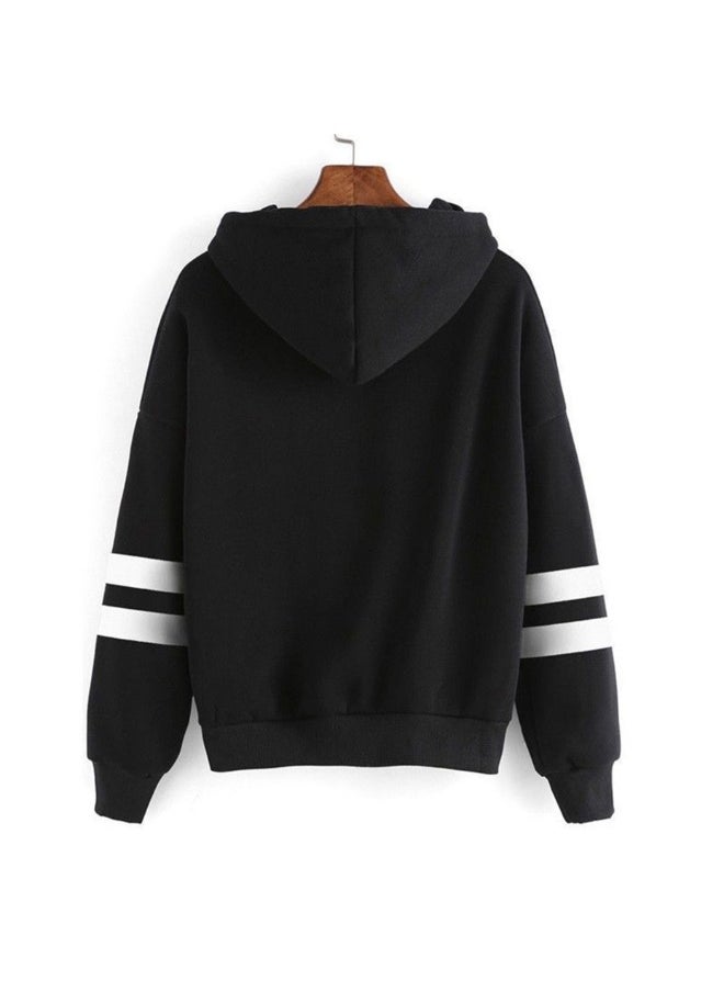 HALAMODO Unisex Hoodies Long-Sleeved Printed Tops Casual Sweatshirts Soft Sportswear Fashion Youth Pullovers with Drawstrings for Daily Wear  - Image 2