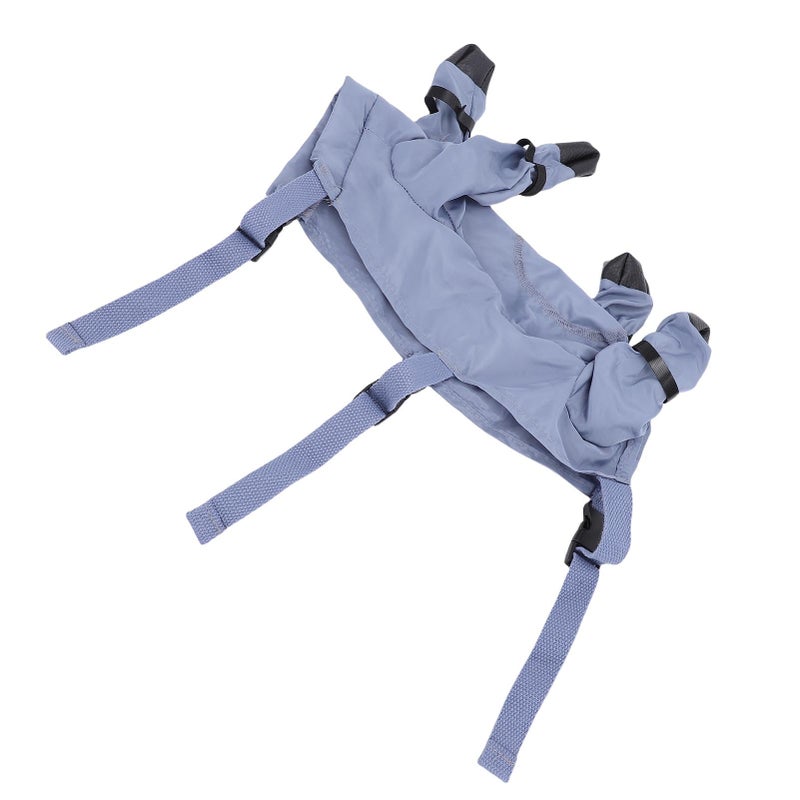 Adjustable Waterproof Dog Booties With Suspenders Pet Foot Protectors Size L - Image 3