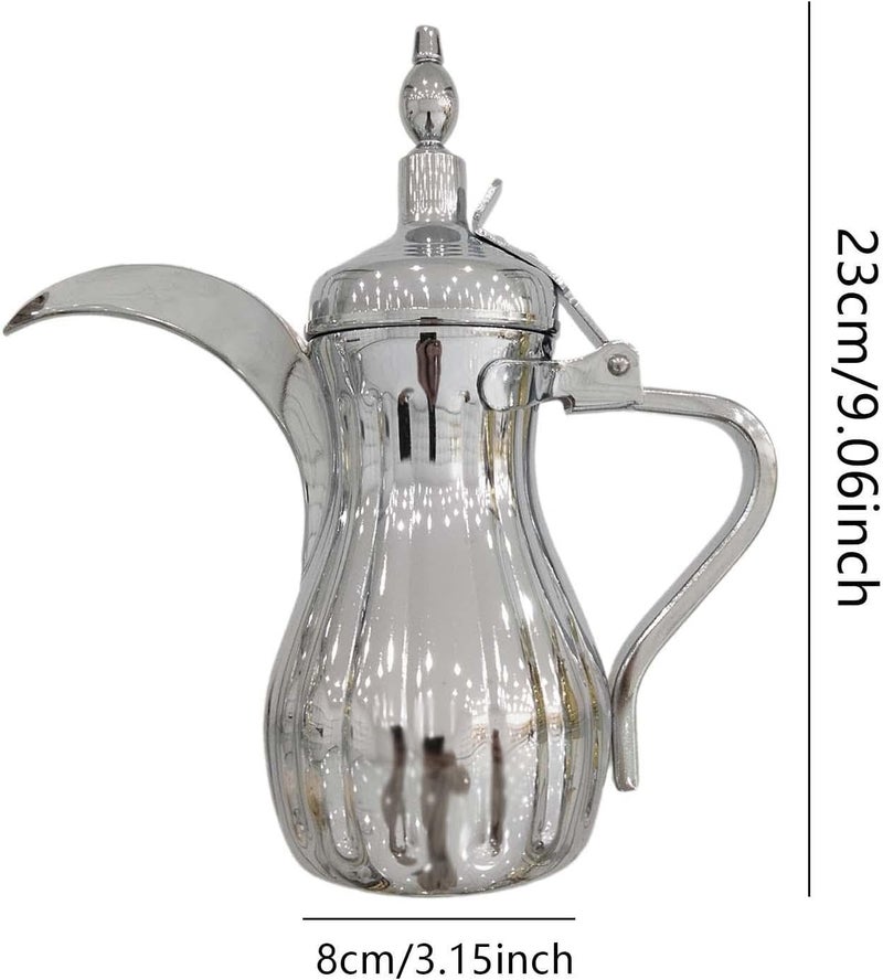 Premium Stainless Steel Coffee Pot for Elegant Gatherings, Silvery 500ml - Image 2