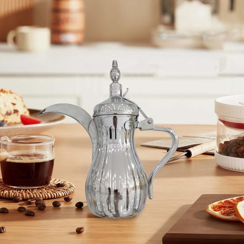 Premium Stainless Steel Coffee Pot for Elegant Gatherings, Silvery 500ml - Image 5